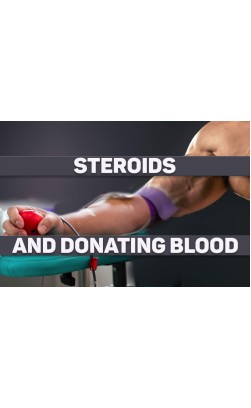 Donating blood while on steroids